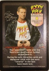 Rowdy Roddy Piper face card